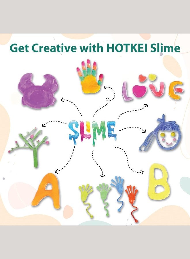 HOTKEI (200 ml) Slime Activator DIY Magic Toy Jelly Putty Making kit Set Borax Slime Activator Liquid Gel Toy for Boys Girls Kids for Making Slimes at Home - Image 2